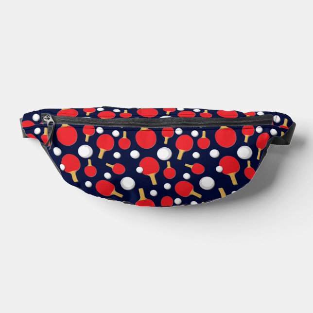 Table Tennis Player Coach Bum Bags (Lay Down)