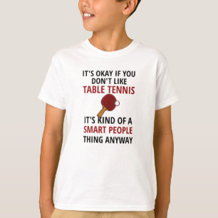 Table Tennis Player Gifts Ping Pong Coach Paddle T-Shirt