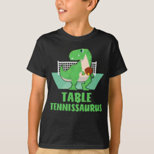 Table Tennis playing Trex Funny Dino Sport T-Shirt