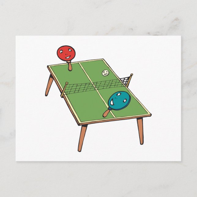 Table Tennis Postcard (Front)