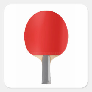 Table tennis racket square sticker