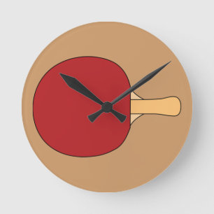 Table Tennis Racquet Clock