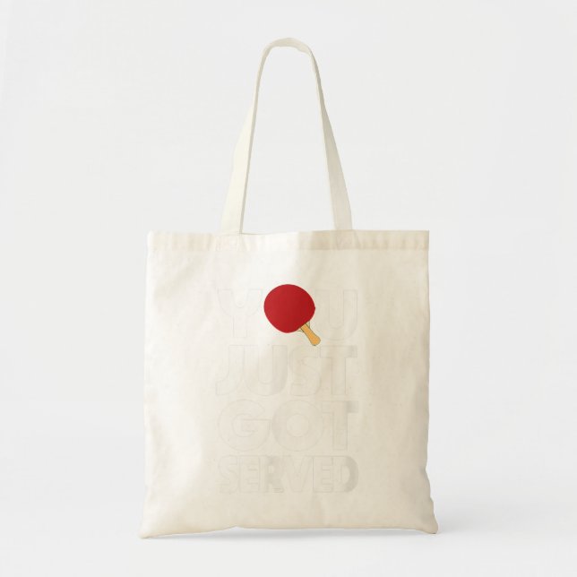 Table Tennis s For Men Butterfly Ping Pong Tee  Tote Bag (Front)