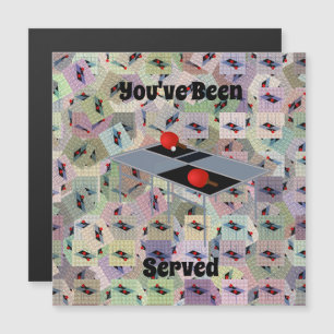 Table Tennis Served, Magnetic Card