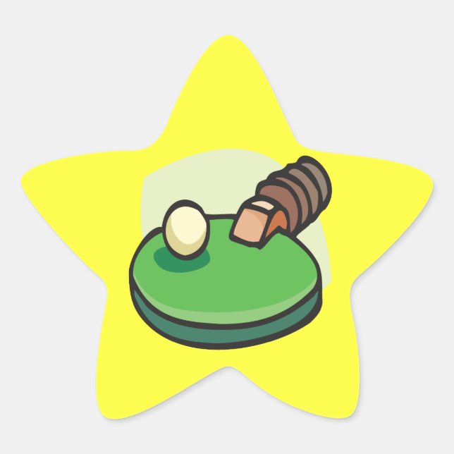 Table Tennis Star Sticker (Front)