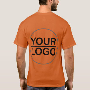 Table tennis T-shirt with logo on the back