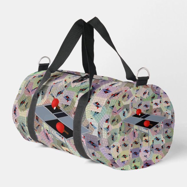 Table Tennis Table With Paddles,  Duffle Bag (Left Corner)