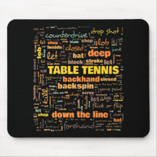 Table Tennis Terminology Commonly Used Terms   Mouse Mat