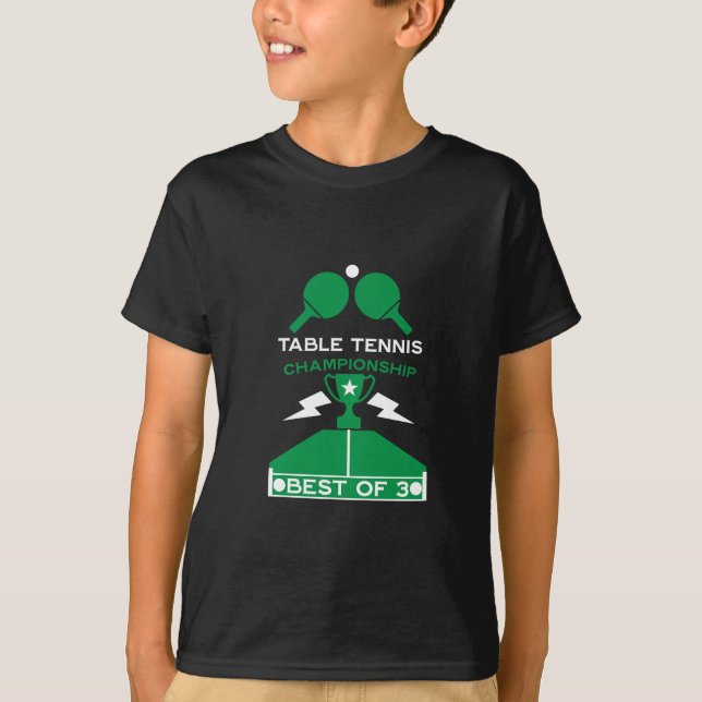 Table Tennis Tournament T-Shirt (Front)