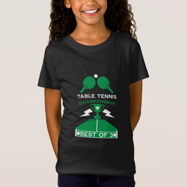 Table Tennis Tournament T-Shirt (Front)