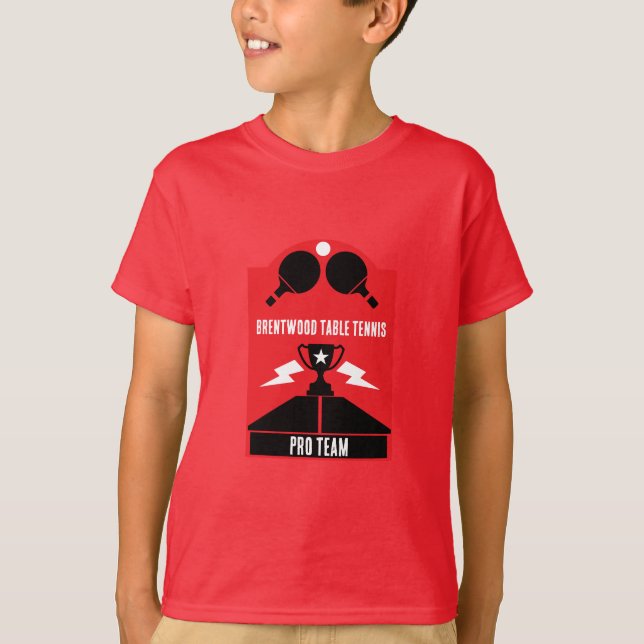 Table Tennis Tournament T-Shirt (Front)