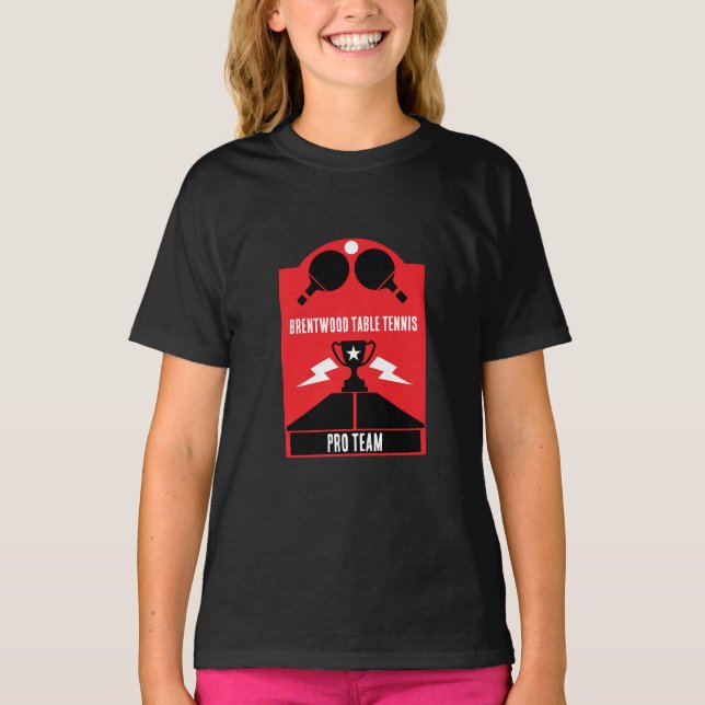 Table Tennis Tournament T-Shirt (Front)