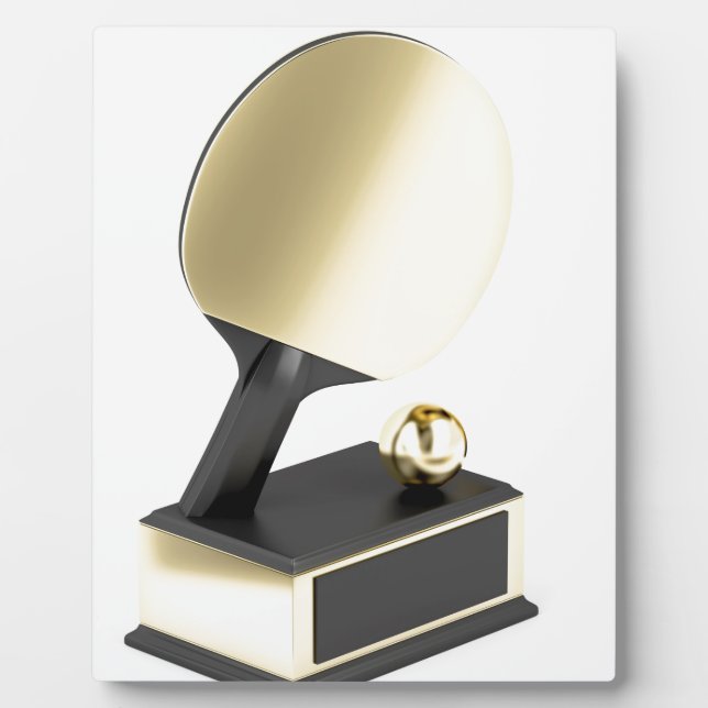 Table tennis trophy plaque (Front)