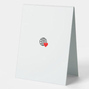 Table Tent Sign