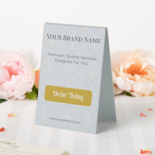 Table Tent Sign Custom Table Tent Display