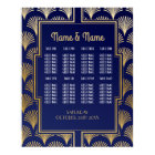 Table Wedding Gatsby Art Deco 1920s Poster Seating