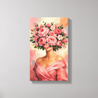 Tableau Déco (Beauté Florale ) Canvas Print
