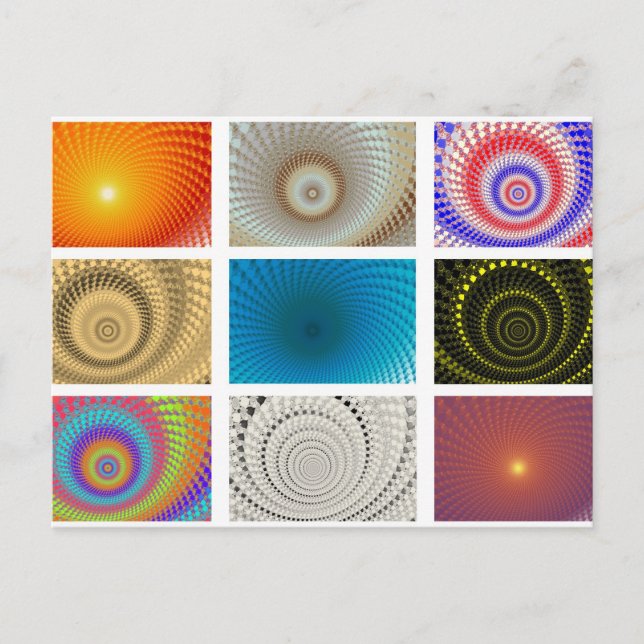 Tableau of Circles Postcard (Front)