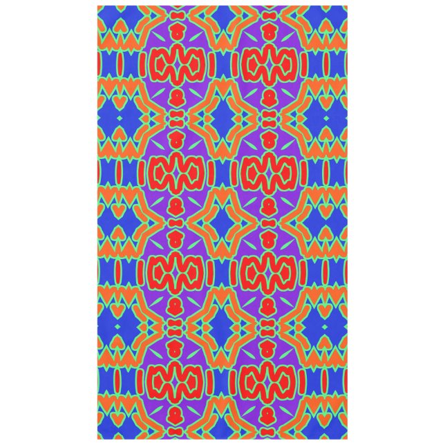 Tablecloth, An elegant multicolor fabric pattern Tablecloth (Front)