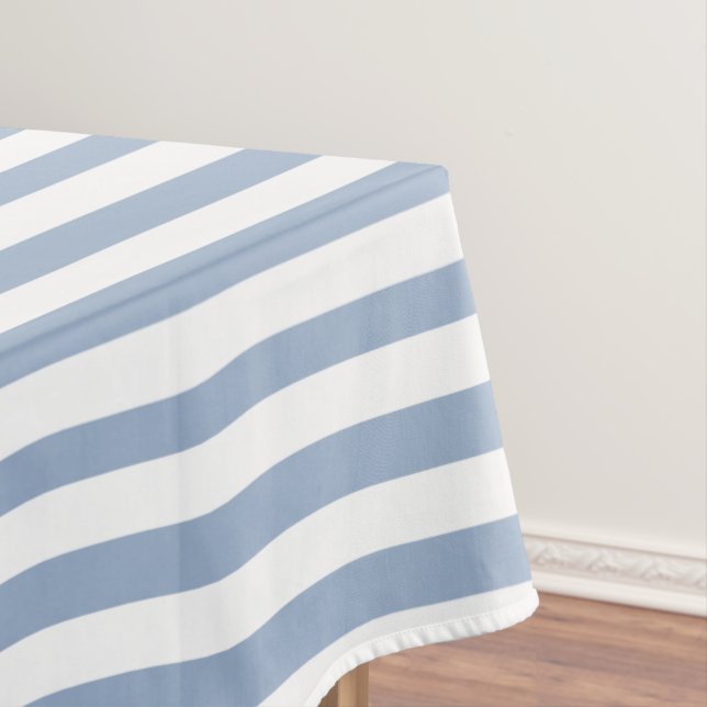 Tablecloth Blue & White Stripe   (In Situ)