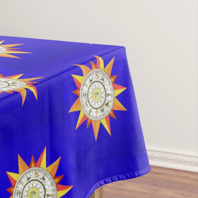 Tablecloth Blue Zodiac (In Situ)