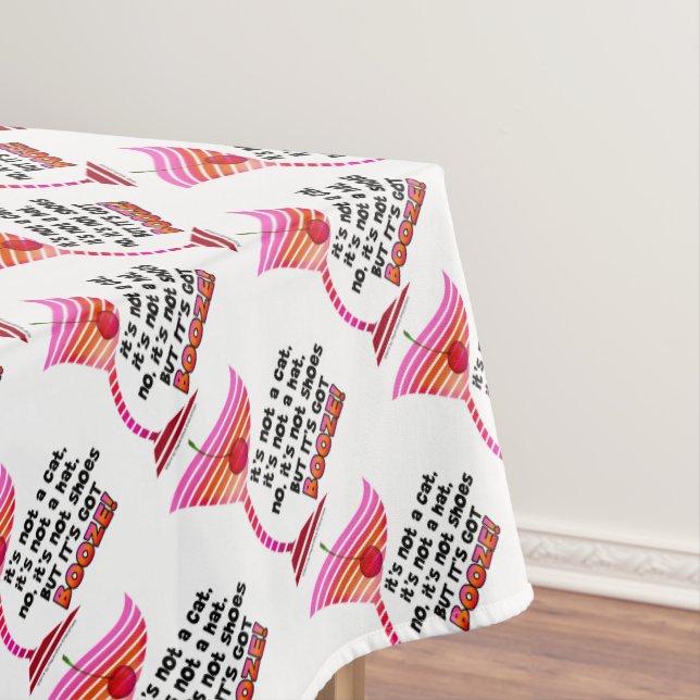 TABLECLOTH - BUT IT'S GOT BOOZE! (In Situ)