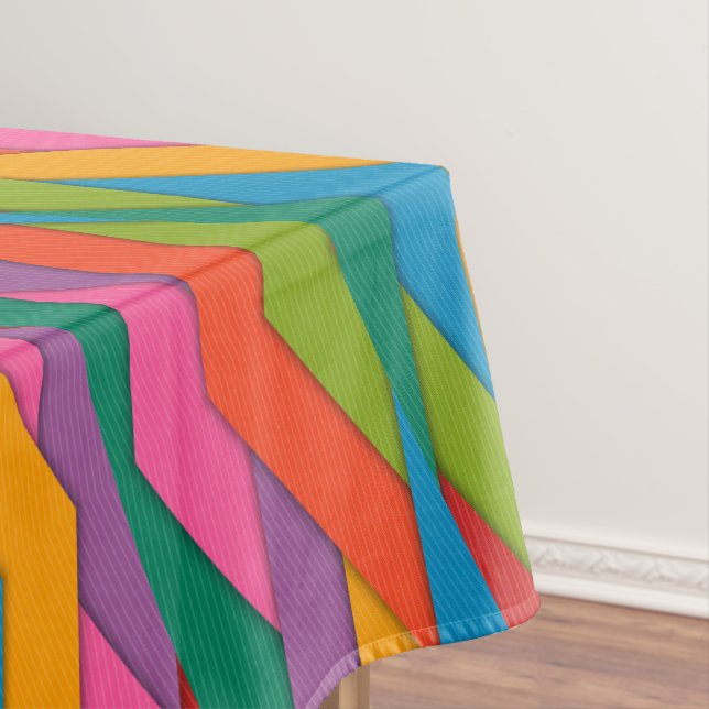 Tablecloth Colourful Triangles  (In Situ)