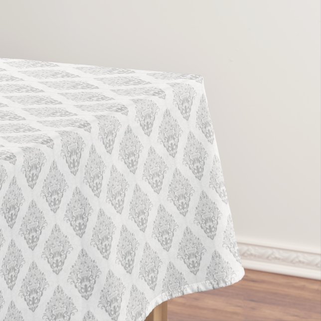 Tablecloth-Damask Print Tablecloth (In Situ)