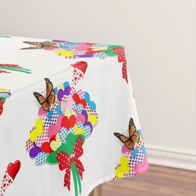 Tablecloth Floral Butterfly (In Situ)