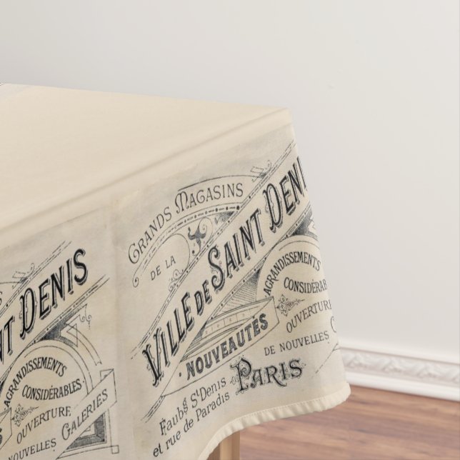 Tablecloth France Paris beige black  (In Situ)