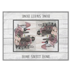 Tablecloth Home Sweet Home Wine and Grapes