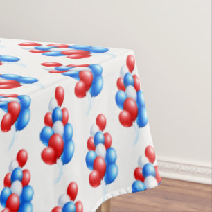 Tablecloth July 4th Balloons