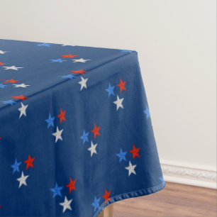 Tablecloth July 4th Patriotic Stars