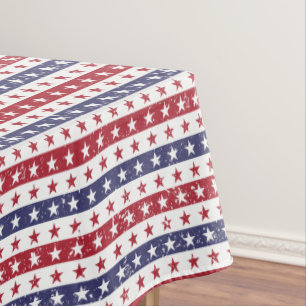 Tablecloth-July 4th Stars  Tablecloth