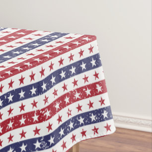 Tablecloth-July 4th Stars Tablecloth