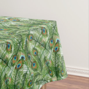 Tablecloth-Peacock Feathers Tablecloth