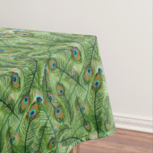 Tablecloth-Peacock Feathers Tablecloth