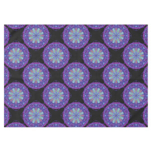 Tablecloth, Purple Inspiration Kaleidoscope Flower Tablecloth