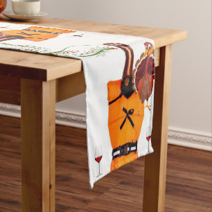 Tablecloth Runner Happy Thanksgiving Day