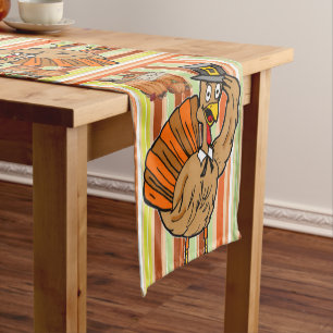 Tablecloth Runner Happy Thanksgiving Day