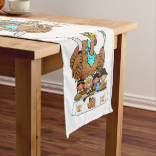 Tablecloth Runner Happy Thanksgiving Day