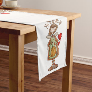 Tablecloth Runner Happy Thanksgiving Day