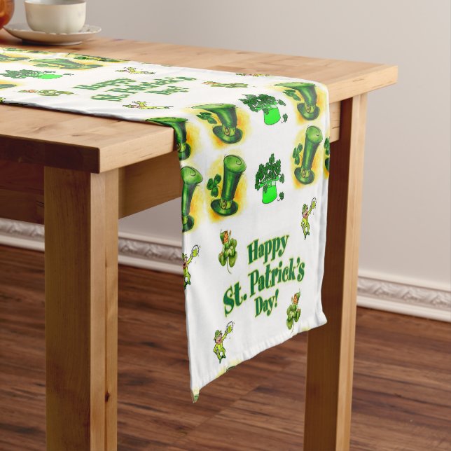 Tablecloth Runner St. Patrick's Day (In Situ)