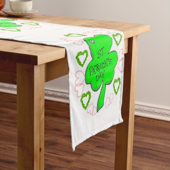 Tablecloth Runner St. Patrick's Day (In Situ)