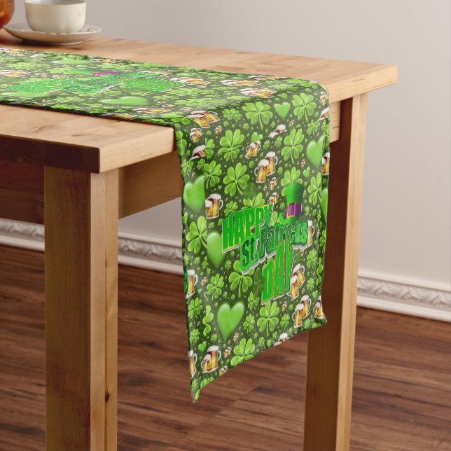 Tablecloth Runner St. Patrick's Day (In Situ)