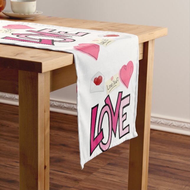 Tablecloth Runner Valentines (In Situ)