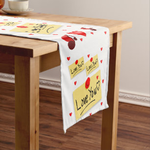 Tablecloth Runner Valentines