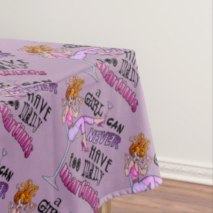 TABLECLOTH - TOO MANY MARTINIS