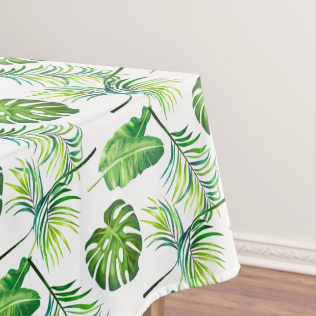 Tablecloth-Tropical Leaves Tablecloth (In Situ)