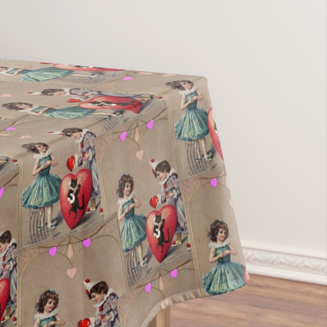 Tablecloth Valentine's Day Vintage (In Situ)